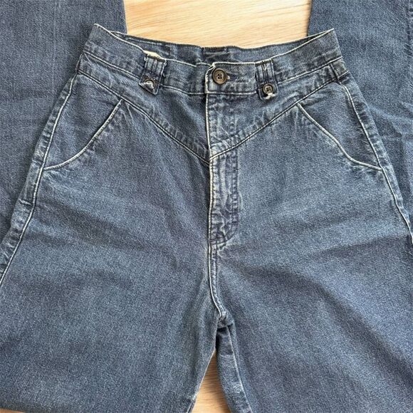 Vintage Ancient Jeans Denim Straight Tapered High Rise Mom 26” 27” Yoke - Picture 2 of 10